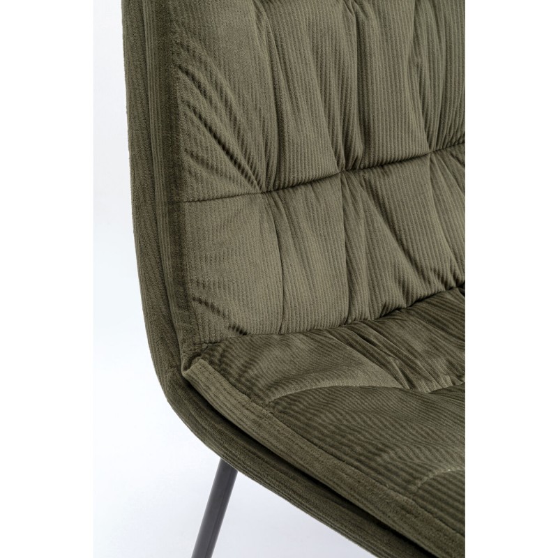 Chaise En Velours Vert C Tel Daria Kare Design