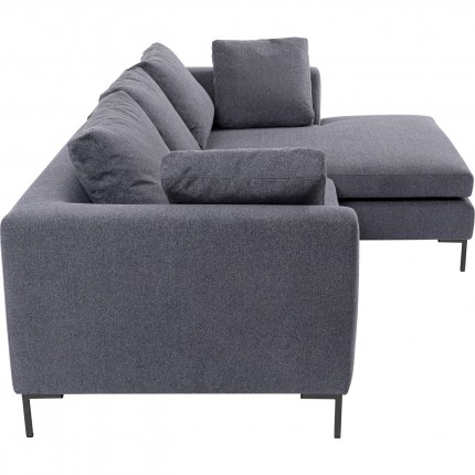 Corner Sofa Gianna Grey Right Kare Design