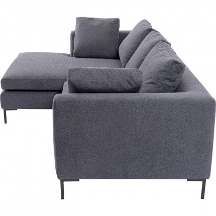 Corner Sofa Gianna Grey Left Kare Design