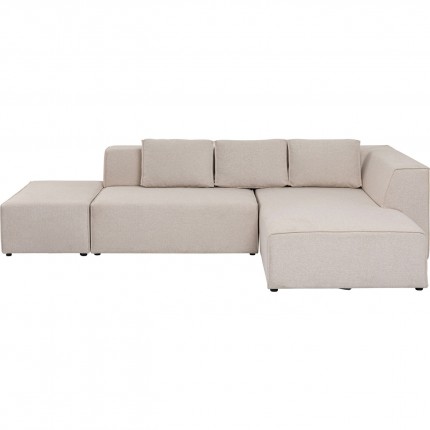 Corner Sofa Infinity Creme Right Kare Design