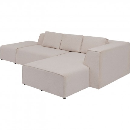 Corner Sofa Infinity Creme Right Kare Design