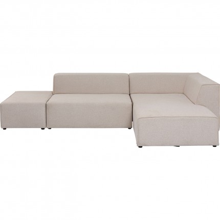 Corner Sofa Infinity Creme Right Kare Design