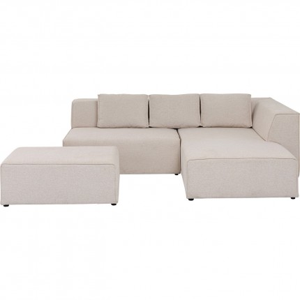 Corner Sofa Infinity Creme Right Kare Design