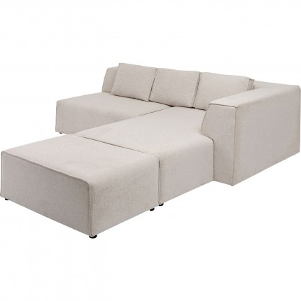 Corner Sofa Infinity Creme Right Kare Design