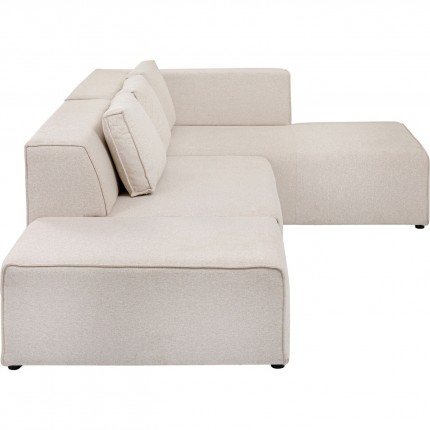 Corner Sofa Infinity Creme Right Kare Design