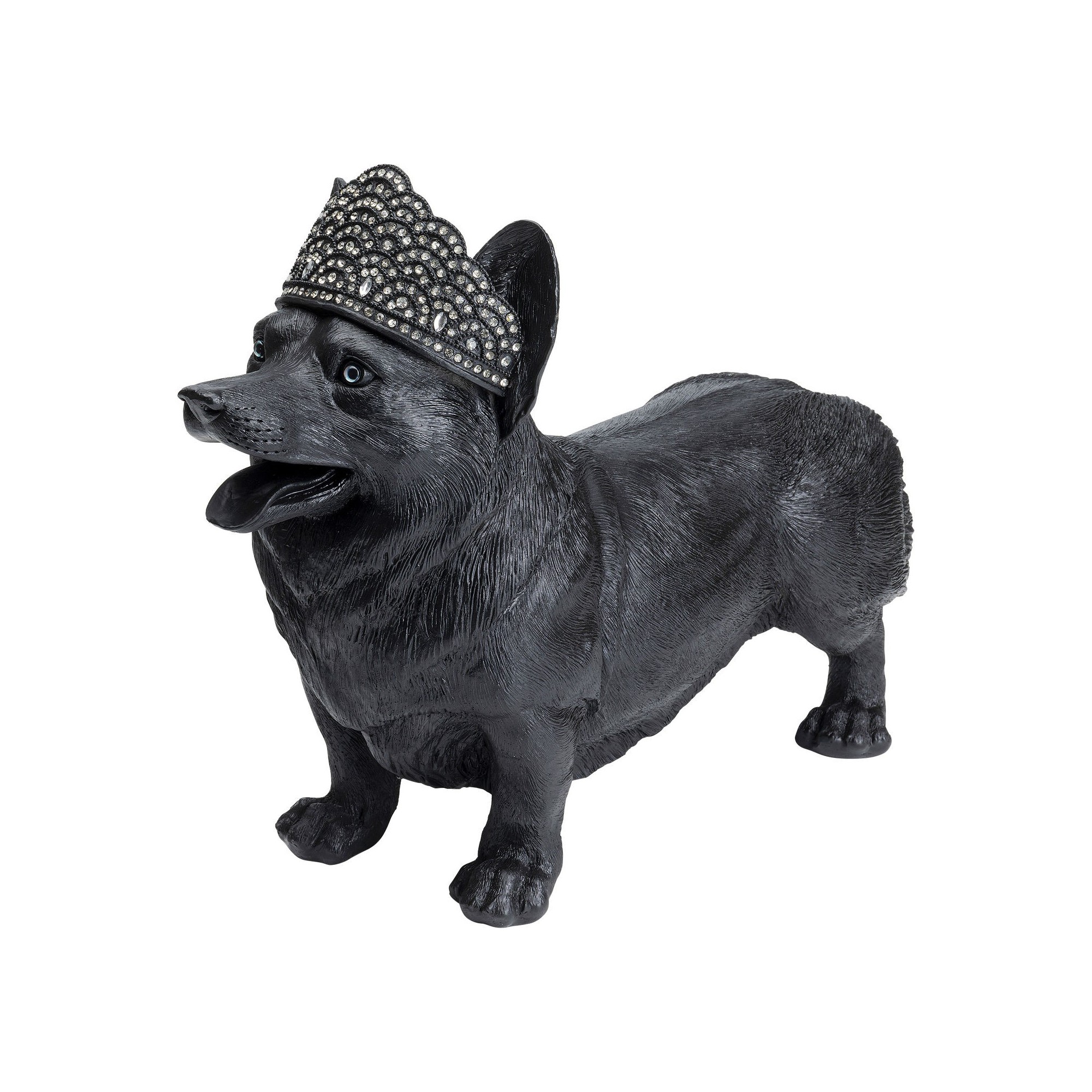 Figurine décorative Royal Standing Corgi noir