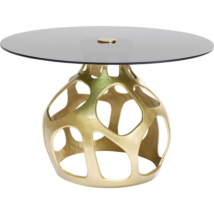 Table Volcano 120cm gold Kare Design