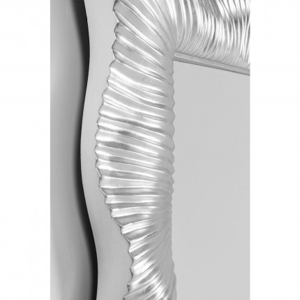 Wall Mirror Wavy Silver 94x124cm Kare Design