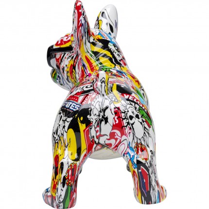 Déco bouledogue graffiti lunettes Kare Design