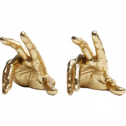 Bookend Holding Fingers (2/Set) Kare Design