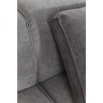 Corner Sofa Infinity Vegas right Grey 337cm Kare Design