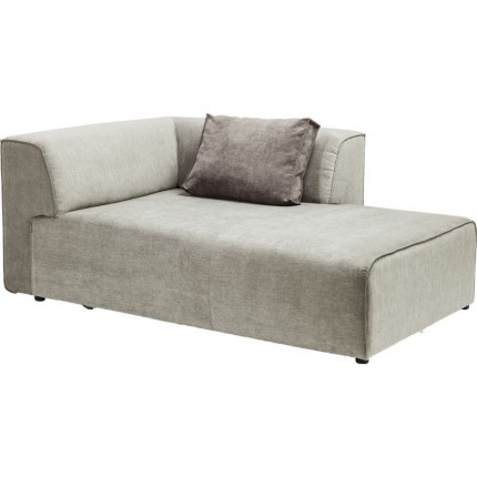 Corner Sofa Infinity Vegas right Grey 337cm Kare Design