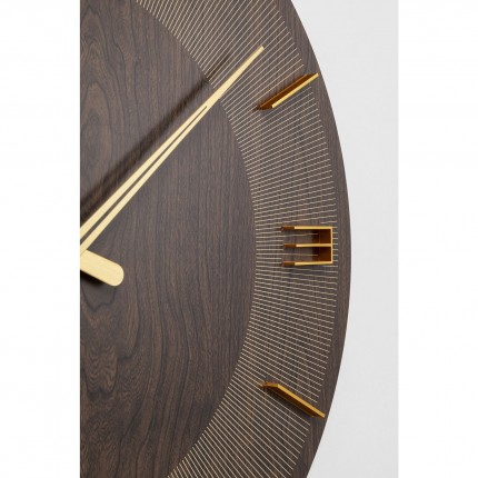 Wall Clock Levi 60cm brown Kare Design