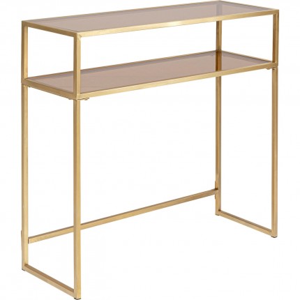 Console Loft golden 85x30cm Kare Design