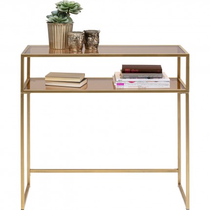 Console Loft golden 85x30cm Kare Design