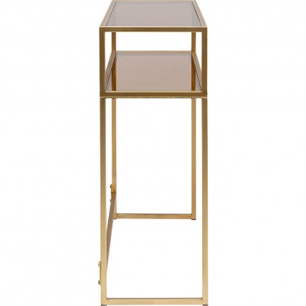 Console Loft golden 85x30cm Kare Design