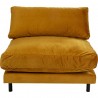 Fauteuil Discovery velours ocre Kare Design