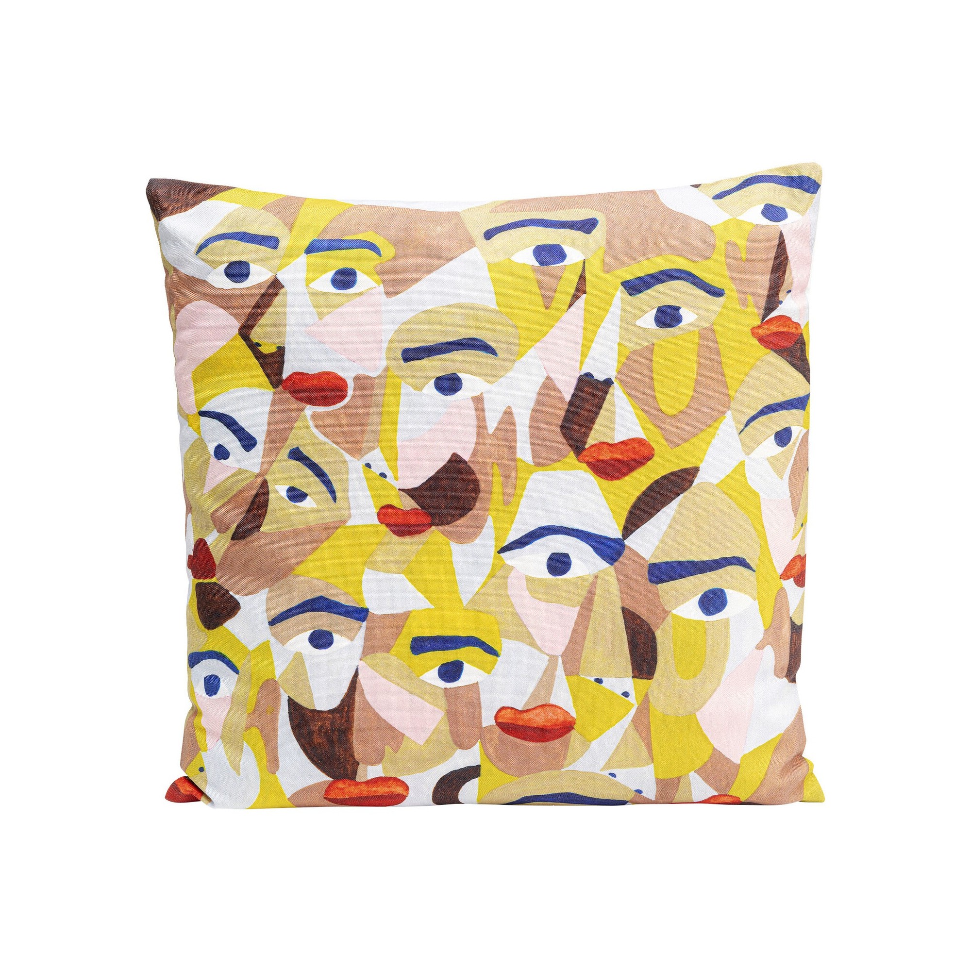 Coussin visages Artistic 45x45cm Kare Design