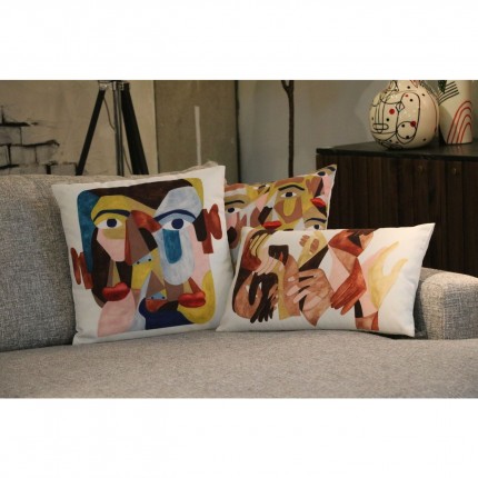 Coussin Artistic visages Kare Design