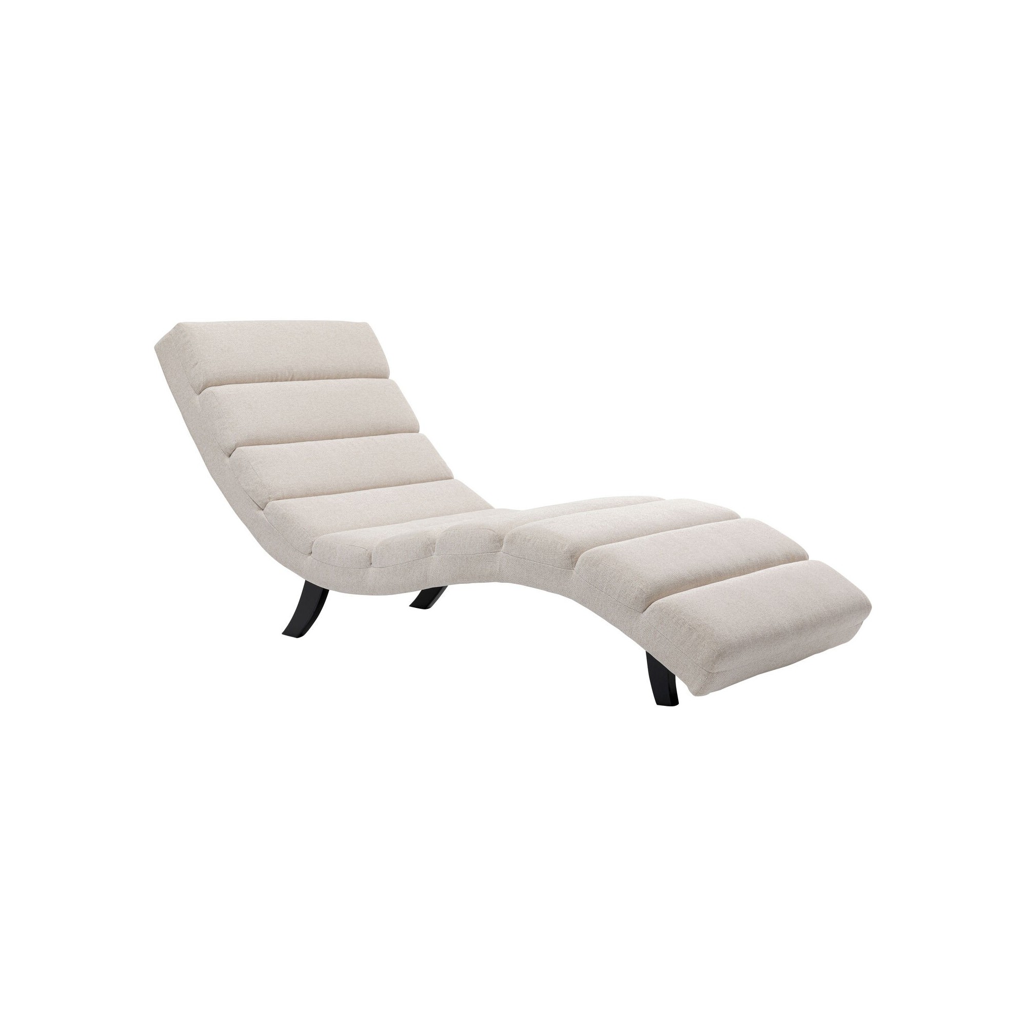 Chaise longue Balou crème 190cm