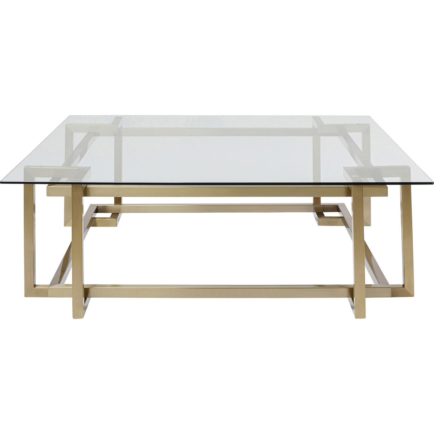 Kare Design Table basse Clara 120x120cm dorée