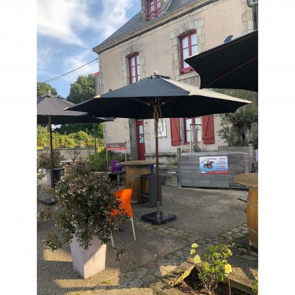 Parasol en bois écru Gescova