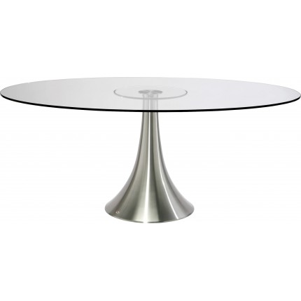 Table Grande Possibilita 180x120cm chrome and glass Kare Design