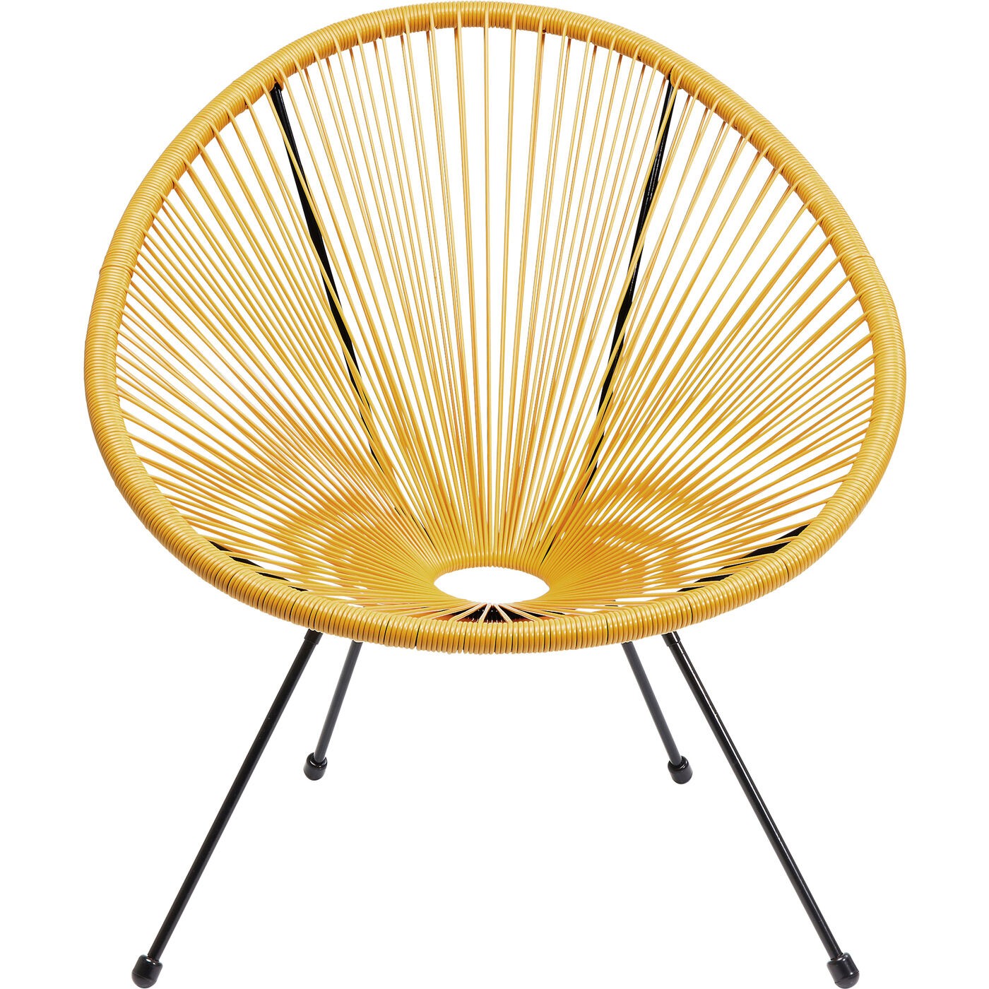 Kare Design Fauteuil de jardin Acapulco jaune