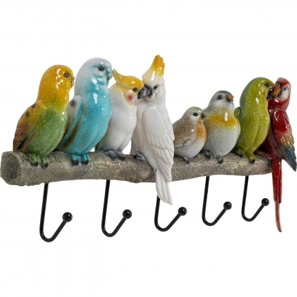 Wall Coat Rack Exotic Birds Kare Design