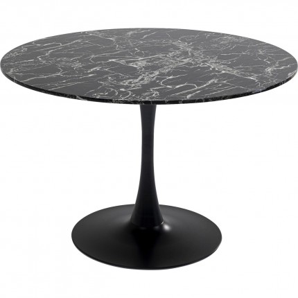 Table Veneto 110cm noire Kare Design