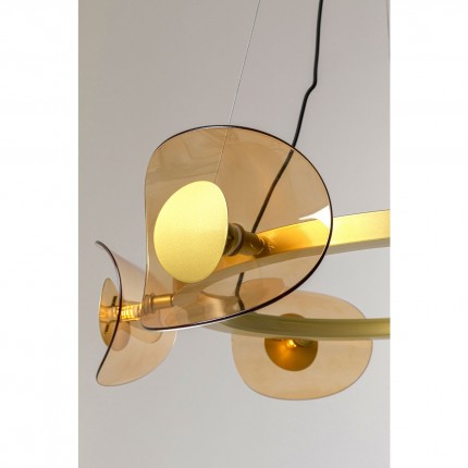 Pendant Lamp Mariposa 81cm gold Kare Design