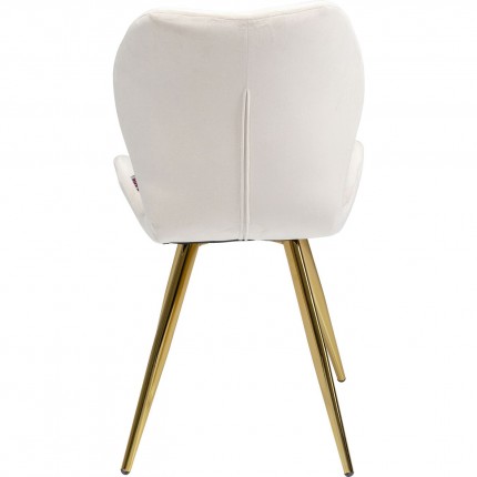 Chair Viva velvet cream Kare Design