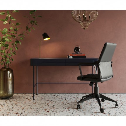 Chaise de bureau pivotante Labora noire Kare Design