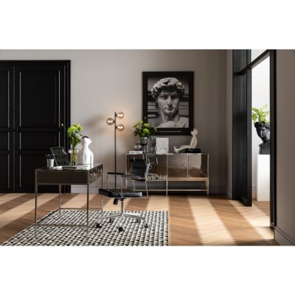 Chaise de bureau pivotante Dottore noire Kare Design