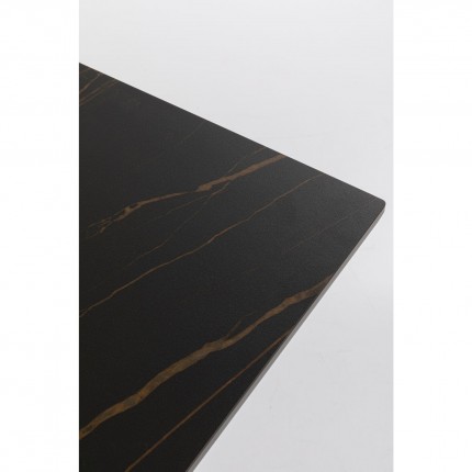 Table Gloria 200x100cm grès noir Kare Design