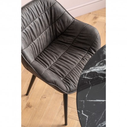 Chair with armrests Thelma grey Kare Design