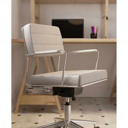 Swivel Office Chair Dottore Grey Kare Design