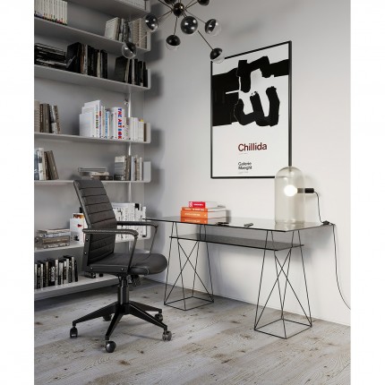 Desk Polar black 135x65cm Kare Design