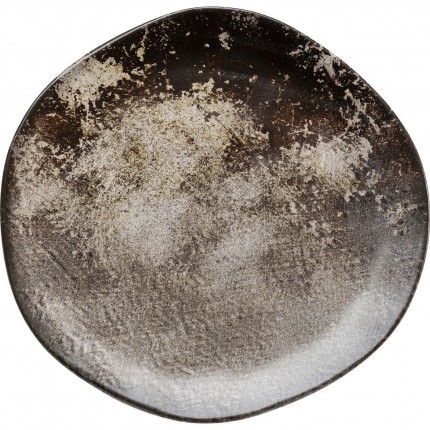 Plates Savannah Brown/Grey Matt Ø26cm (4/set) Kare Design