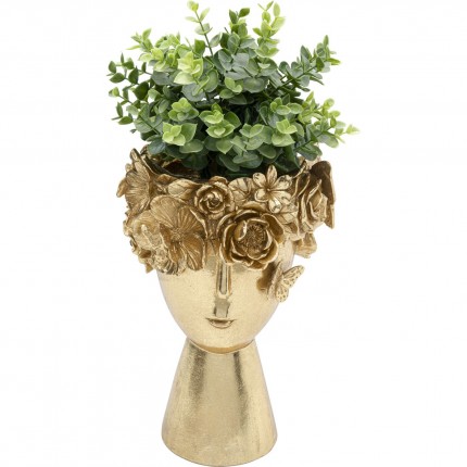 Vase Flowercrown Gold 30cm Kare Design