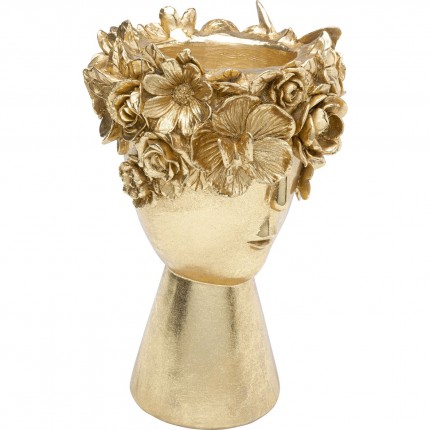 Vase Flowercrown Gold 30cm Kare Design