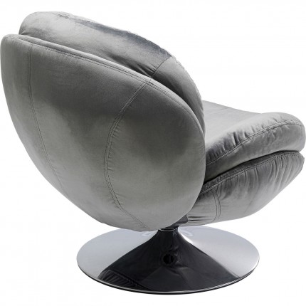 Swivel Armchair Cosy grey Kare Design