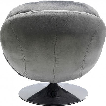 Swivel Armchair Cosy grey Kare Design