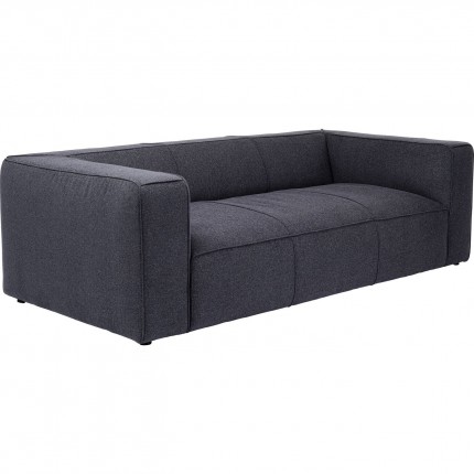 Sofa Cubetto 3-Seater dark grey Kare Design