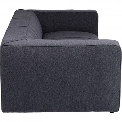 Sofa Cubetto 3-Seater dark grey Kare Design