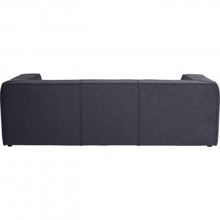 Sofa Cubetto 3-Seater dark grey Kare Design