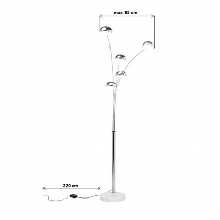 Lampadaire Five Fingers Duo 200cm Kare Design