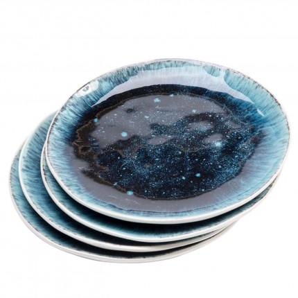 Plate Mustique Ø21cm (4/Set) Kare Design