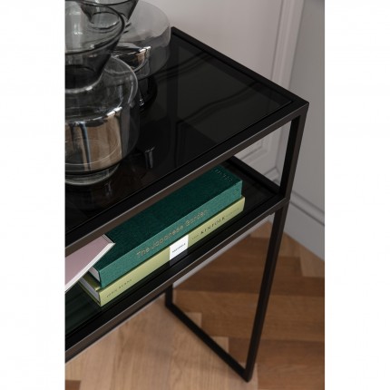 Console Loft Black 85x30cm Kare Design