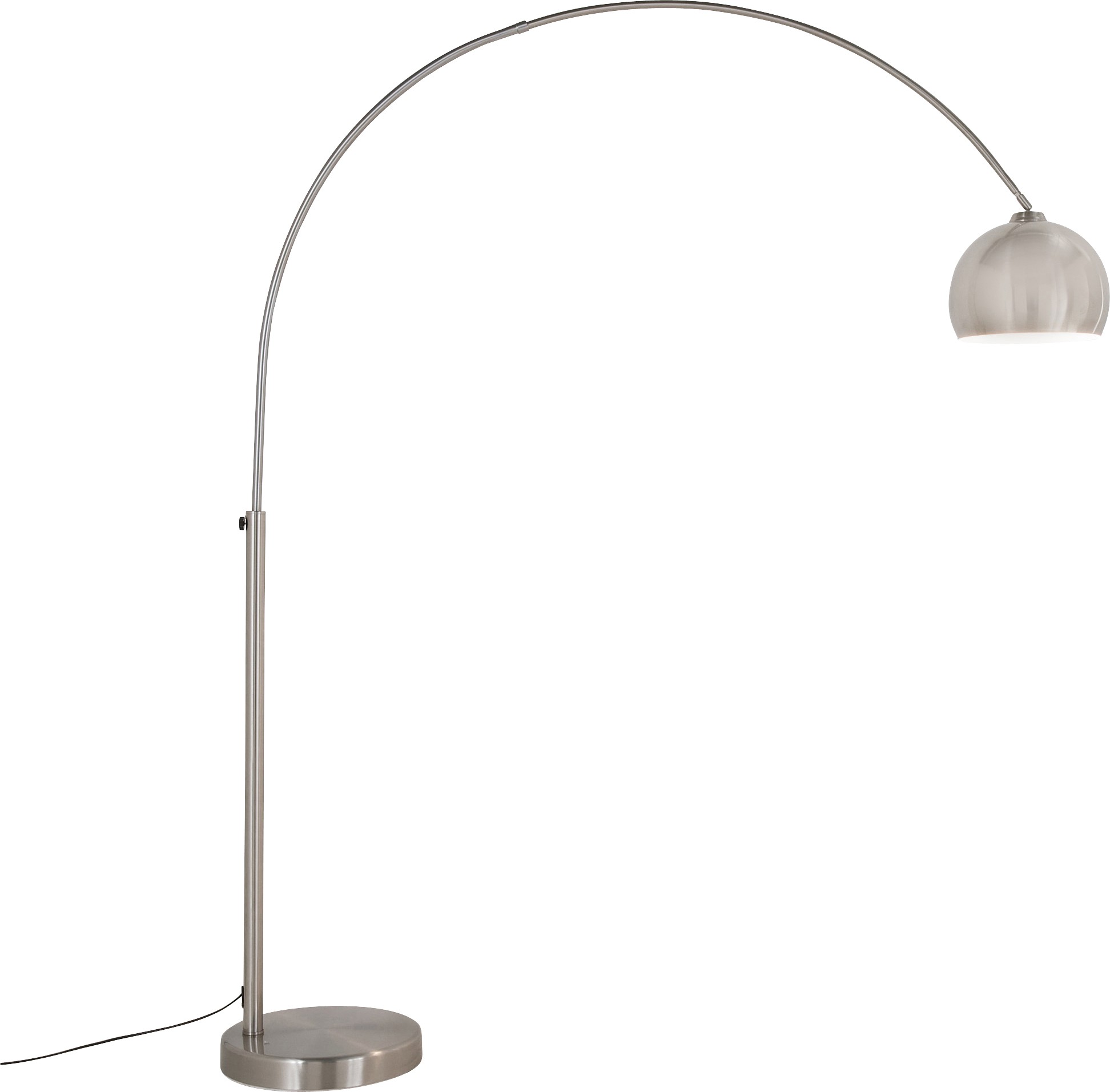 Kare Design Lampadaire Lounge 175cm gris métallique